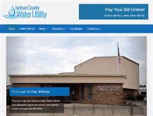 Tablet Screenshot of jacksoncountywater.com
